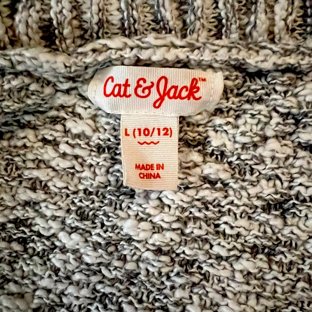 Cat and Jack Girls Youth Cardigan (10/12)